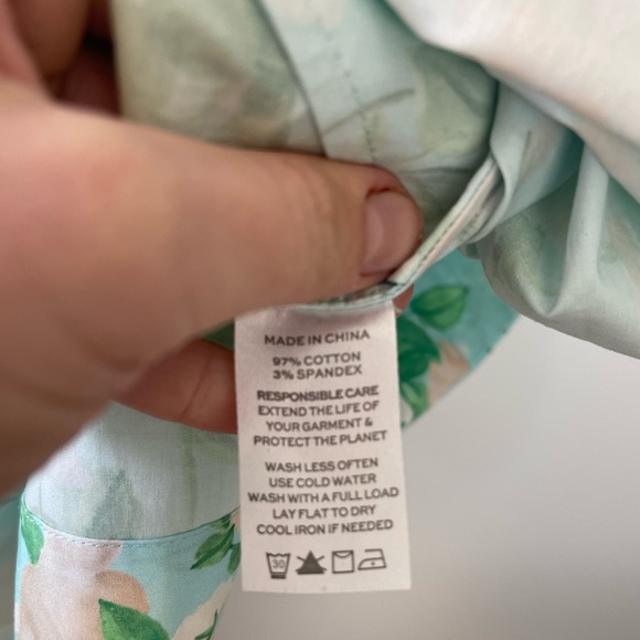 NWT Hill House Athena Nap Mini Dress in Blue w/Pink & Green Floral - Small - Picture 10 of 11